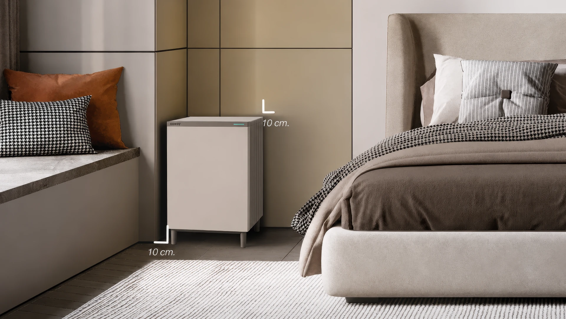 SQUAREBIG di kamar tidur